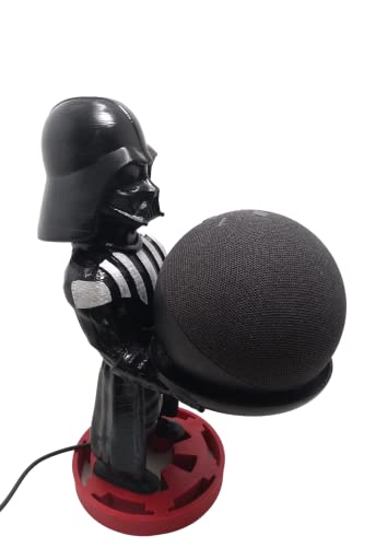 Suporte Echo Dot 5a Geração Modelo Darth Vader Suporte para Alexa Echo Dot 5 e Echo Dot 3