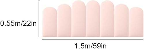 Miniatura 2 de Cabecera autoadhesiva 3D, paneles de pared tapizados, paneles de pared autoadhesivos 3D anticolisión para decoración de revestimientos de paredes