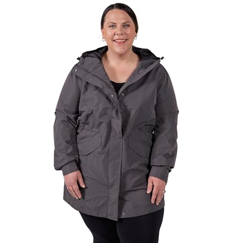 Women's Plus Size 1X-6X Rain Jacket Coat Berwick Trench