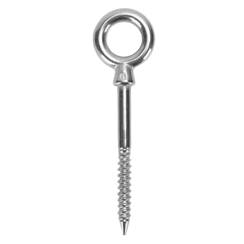 Strong Holding, 200 Pounds Capacity Eye & Eye Turnbuckles, 316 Stainless Steel Eyelet Screw for RVs, Boats, Clotheslines, Bird Feeders, String Lights Suspension, Fixed Ca miniatura 1