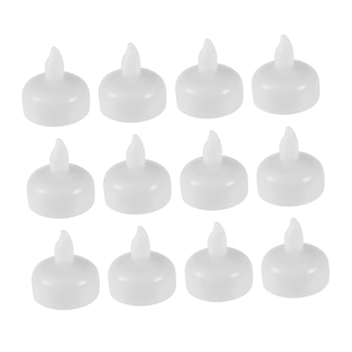 Velas LED flotantes impermeables sin luz decorativa para fiestas, bares y centros de mesa
