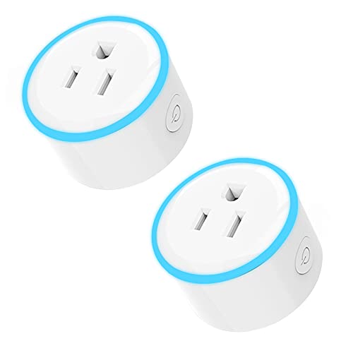 Creative Product WiFi Smart Plug Mini Smart Outlet with Atmosphere Light,Smart Plug Work with Alexa& Google Home, Timer Function Device Sharing, Wall Plug No Hub Required APP Remote Control from Anywhere-2 Pack Creative Product WiFi Smart Plug Mini Smart Outlet with Atmosphere Light,Smart Plug Work with Alexa& Google Home, Timer Function Device Sharing, Wall Plug No Hub Required APP Remote Control from Anywhere-2 Pack