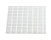 URBN Contemporary Pearl White Iridescent Glass Mosaic Tile for Indoor and Outdoor - Single Sheet (13 inches x 13 inches, 1.15 SQ FT)
