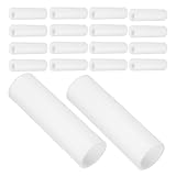Healvian 20 Stück PVC Zeltstangenverbinder 19mm Gerader Kunststoff Rohrverbinder für Campingzelt Pavillon und Outdoor Zubehör
