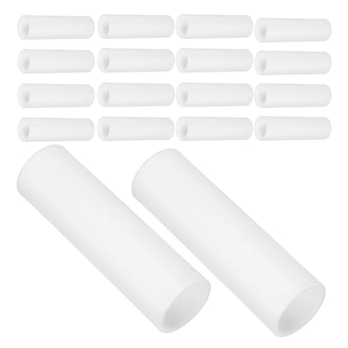 Healvian 20 Stück PVC Zeltstangenverbinder 19mm Gerader Kunststoff Rohrverbinder für Campingzelt Pavillon und Outdoor Zubehör