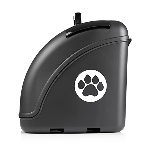 Pow Pet On Wheels 8050534800098 Dog Transport Box For Scooter, Motorcycle, One Size, Black #TOP3