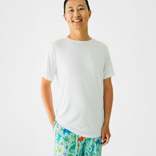 Image of Little Sleepies Mens Pajama Pants, Soft Viscose from Bamboo PJ Bottoms for Family Matching Set, Mens Sleepwear PJs w /Pockets