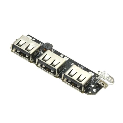 5V 1A 1.5A 2.1A 3 USB Power Bank Charger Circuit Board Step...