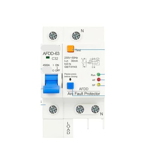 Protector de arco eléctrico e interruptor diferencial trifásico de 125A con protección 3P+N 3