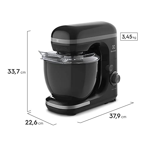 Batedeira Planetária Electrolux 750W Preta Experience com Tigela 5L EKM30 220v