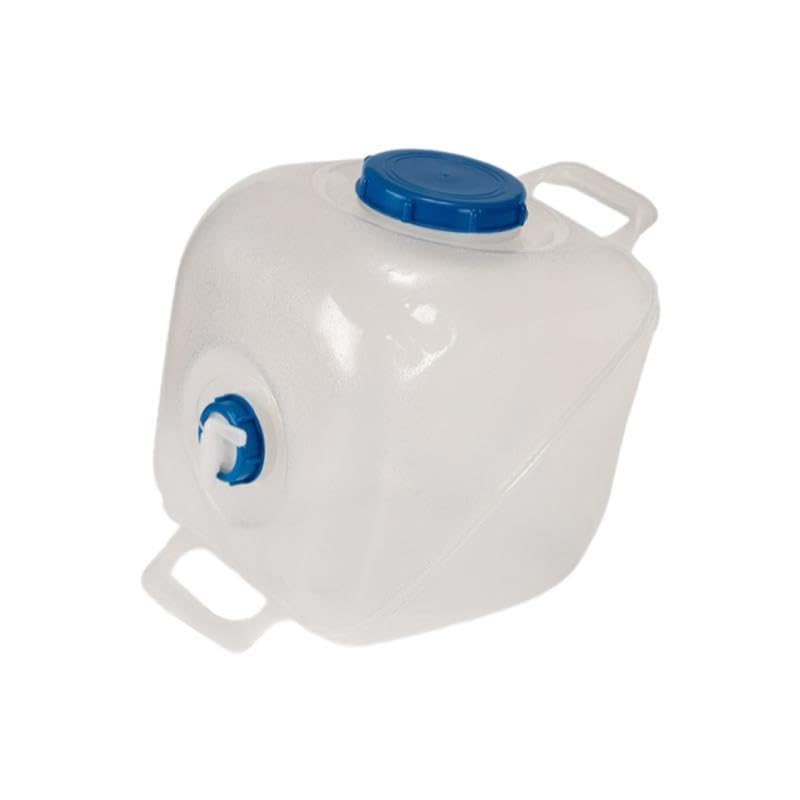 Contenedor de agua de 20 litros con espiga para supervivencia de emergencia al aire libre