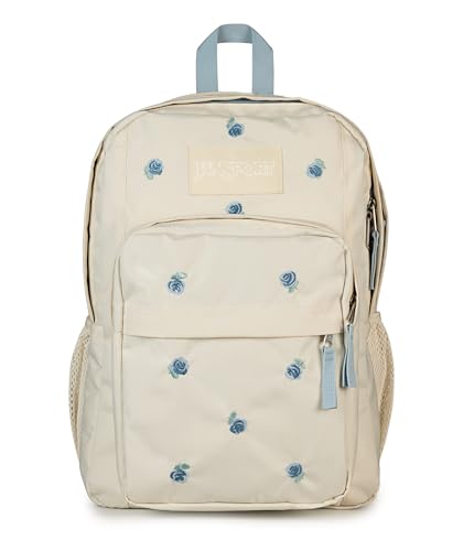 JanSport Big Plans Fx Just A Rose Emb Moon Flower/Blue/Green