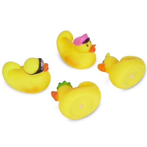 Image of Squeeze Captain Ducks 757- 4pcs for Toddlers /Bath Toys for Kids