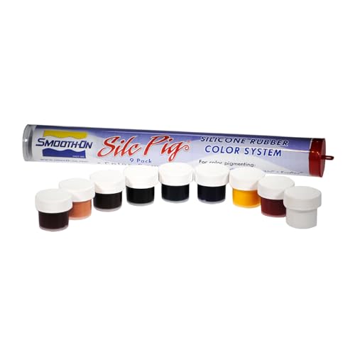 Smooth-On Silc Pig™ Color Pigments for Silicone, 9-Pack Sampler