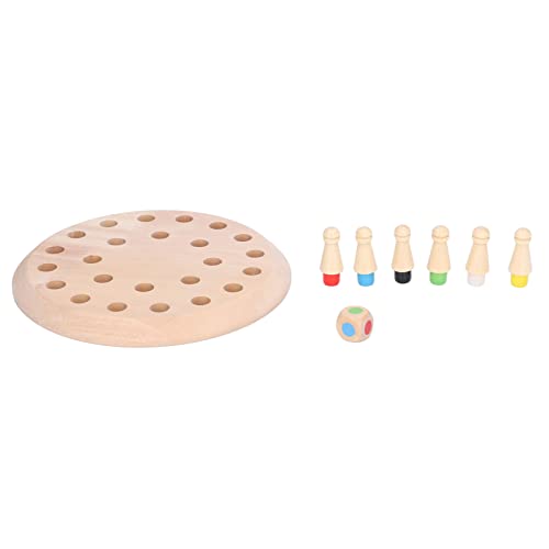 Juego de Mesa de Memoria de Ajedrez de Madera miniatura 2