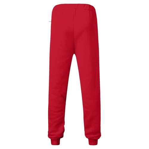 Elastic Waist Trousers for Men Stretchy Drawstring Pants Zipper with Pockets Trousers Daily Solid Color Pants3