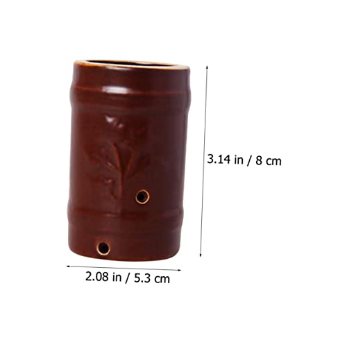 Quemador de conos de moxa de cerámica para alivio del dolor muscular – Tanque portátil pequeño de moxibustión con funciones ajustables y relajación miniatura 2