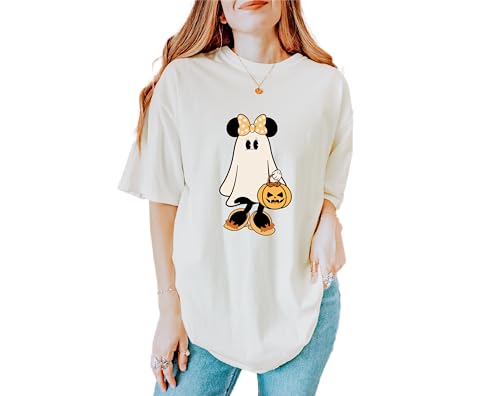 M.innie Halloween Couple T-Shirt, M.ickey Halloween Shirt, Halloween M.innie Sweatshirt, Matching Ghost Shirt, Family Matching Shirt, Couple Halloween Shirt (Shirt)2