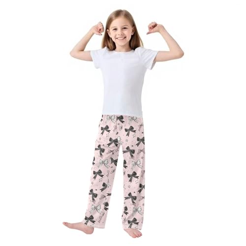 Pajama Bottoms, Bows Pajamas Pant Sleep Long Pants Lounge Wear Sleepwear Soft Pjs2