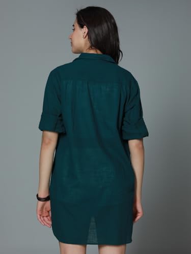 Image of High Star Classic Oversized Spread Collar Long Sleeves Casual Shirt