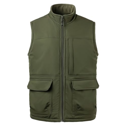 Chaleco de pesca y caza para hombre chaqueta sin mangas para senderismo y camping
