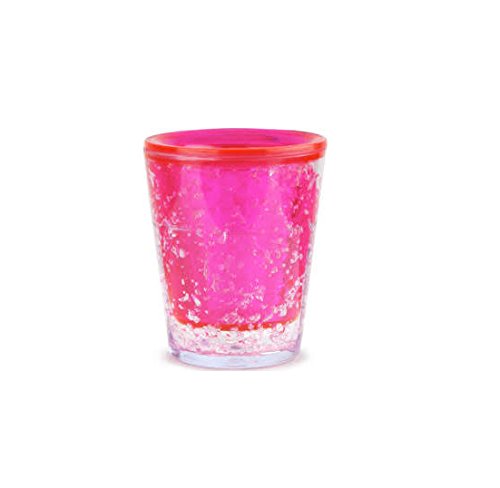Thumbs Up! Freezer Shot Glasses Set da 3 Bicchierini Shot Congelabili, Plastica, Multicolore