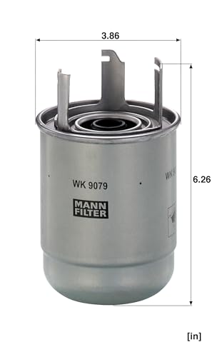 Filtre à carburant MANN-FILTER WK 9079 z évite les injecteurs bouchés - 5