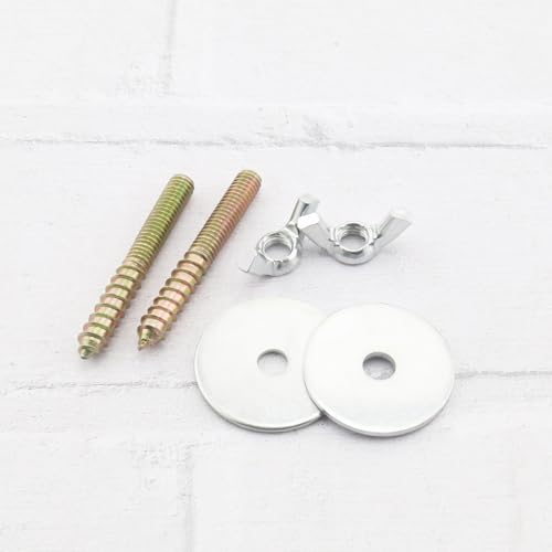 Image of 20 Sets Bird Cage Branch Screw Mounting Kit Birdcage Stainless Steel Branch Screws Mounting Set for Perches Platforms Nest Boxes Houses
