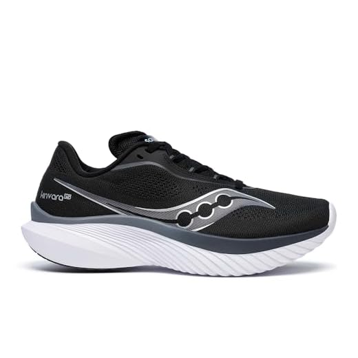 Saucony Kinvara 15, 200 Black White, 36 EU