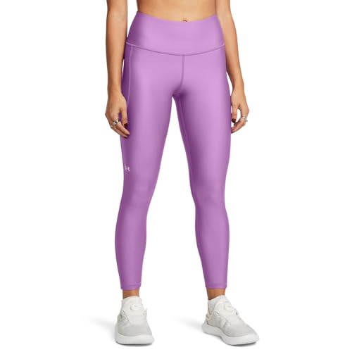 Image of Under Armour Women's HeatGear Armour High Waisted Ankle No-Slip Leggings