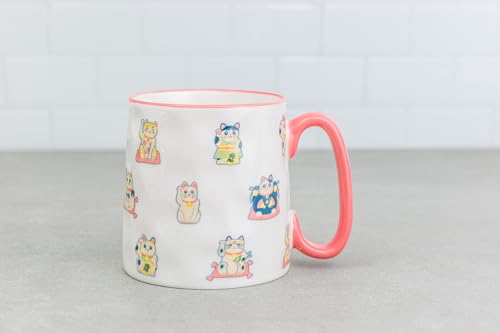 Set de 4 tazas Bella Maneki Neko 18 oz miniatura 5
