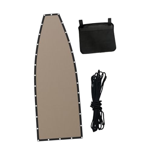 Perfeclan Tela de Repuesto para Silla Colgante con Cable de 12 m, Impermeable, para Hamaca Curva, Caqui con Bolsillo