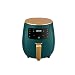XLOO Friteuse sans Huile,4.5L,cuisinière sans Huile À Four Électrique avec Écran Numérique LCD et Marmite Antiadhésive,contrôle Précis de la Température,Pas Besoin De Retourner,1400W,Vert