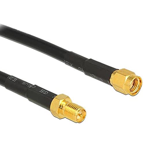 DELOCK CABLE ANTENNA RP-SMA CFD/RF200 1M M/W