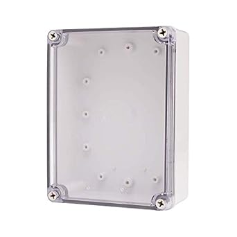 BC-ATS-152007, Plastic Enclosure, ABS Gray Body & PC Clear Cover, S Type for Lift-Off Screw Cover, W5.91 x L7.87 x D2.95" Size, IP67
