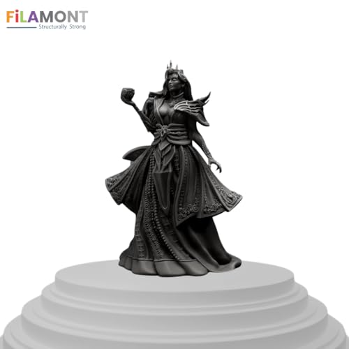 Image of Filamont 14K Pro UV Resin for 3D Printing High Precision Low Shrinkage Fast Curing LCD DLP SLA Compatible Tough Durable Photopolymer 1KG (14K Black)