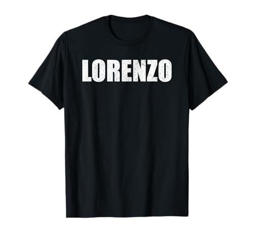 Lorenzo Apellido Retro Hispano Mexicano Español Familia Camiseta
