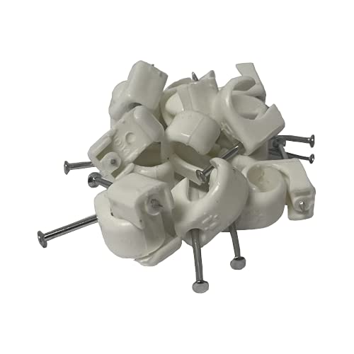 Legrand LEG98382 20 Flexible Cable Clips Multifix Cable Diameter 10 to 14 mm Grey, White, 10-14mm - Image 3