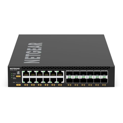Image of NETGEAR M4350 Series M4350-12X12F 24 Port Switch XSM4324 | L3 Managed Stackable | 12x10G and 12xSFP+ | Rack-Mountable | Cloud Care's 3 Year Warranty SupportPlus Included