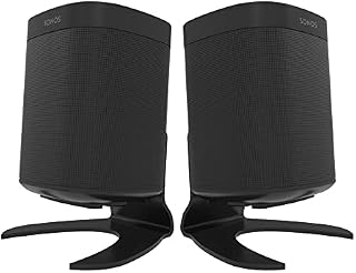 ONE, ONE SL & Play:1 Desk Stand, Twin Pack, Black, Compatible with Sonos ONE & PLAY1 Speaker