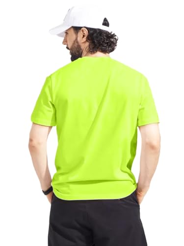 Image of LEOTUDE Regular Fit Half Sleeve Round Neck Cottonblend Tshirt for Men's Combo (Pack of 3)