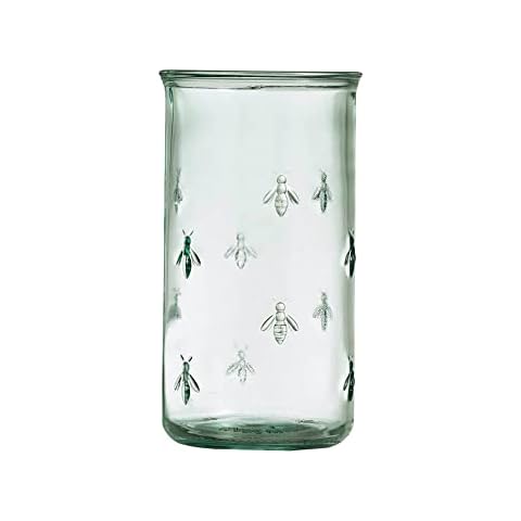 Grehom Recycled Glass Beer Glass (Set of 2) - Bee (575ml) Large Cover