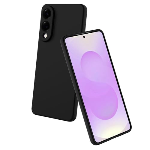 Image of Back Cover for Samsung Galaxy S25 Edge 5G | Full Camera Protection | Premium Liquid Silicon Case | Flexible Bumper Case for Samsung Galaxy S25 Edge 5G (Black)