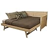 Kodiak furniture marisa wood daybed wtrundle in weathered white wmattresses  urban country home decor