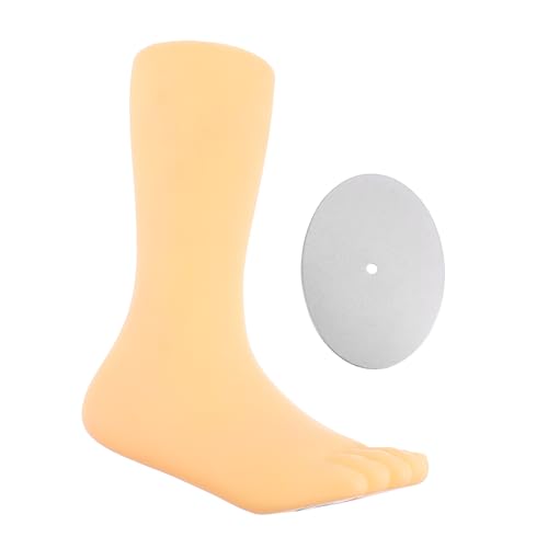 Gatuida Molde para Pies Plástico Color Piel Mediano con Imán Expositor Vertical para Calcetines Infantiles Soporte Resistente para Mantener Forma y Exhibición