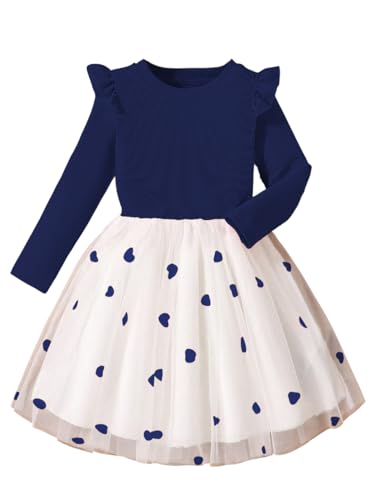 Image of TAGAS Girls Floral Dress | Lavender Flower Print Dressess for Kids | Soft Summer Frock| Casual Birthday & Occasion Wear|
