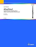 Mazltov!: Jüdisch-amerikanische Hochzeitsmusik aus dem Repertoire von Dave Tarras. Klarinette (B oder C) oder anderes Melodie-Instrument.