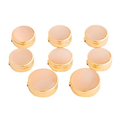 Image of Mens Button Covers Tuxedo Shirt Cufflinks Alternative | Fake cufflinks and alternative fashion jewelry accessories for mens formal business dress shirts suits and groomsmen