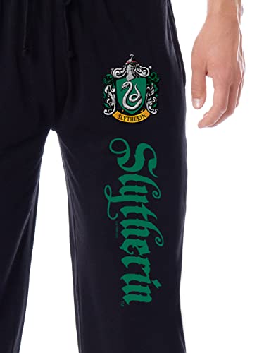 INTIMO Harry Potter Men's Hogwarts House Slytherin Sleep Jogger Pajama Pants2