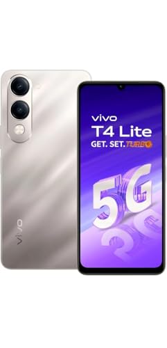 26% OFF on VIVO T4 Lite 5G 6GB RAM, 128GB Storage, Titanium Gold | 6.74'' HD+ 90Hz LCD | Dimensity 6300 | 50MP Dual AI Camera | Android 14 | 6000mAh Battery | IP64 | Side Fingerprint | 15W Charging | Dual SIM 26% OFF on VIVO T4 Lite 5G 6GB RAM, 128GB Storage, Titanium Gold | 6.74'' HD+ 90Hz LCD | Dimensity 6300 | 50MP Dual AI Camera | Android 14 | 6000mAh Battery | IP64 | Side Fingerprint | 15W Charging | Dual SIM